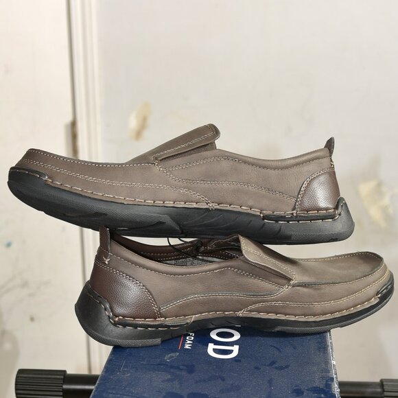 - Izod Men's Slip On Shoe Brown‎ - Picture 1 of 6